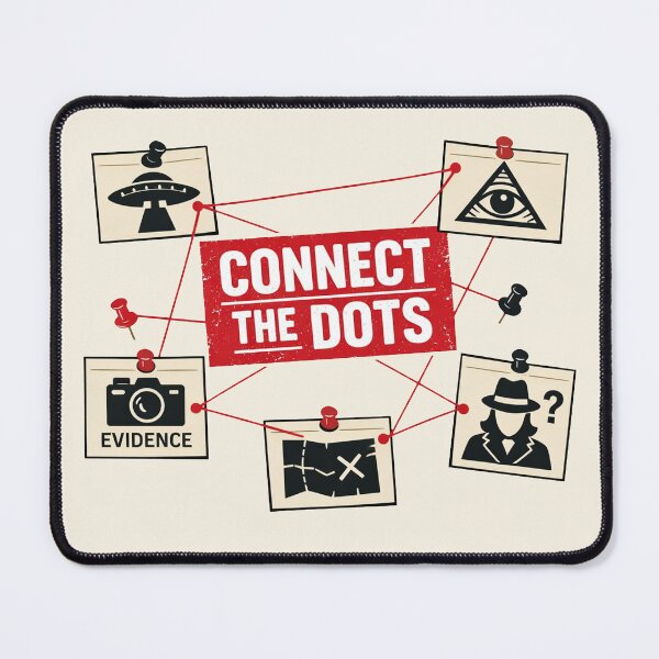 Item preview, Connect The Dots Conspiracy Board designed and sold by PrintSmithArt.