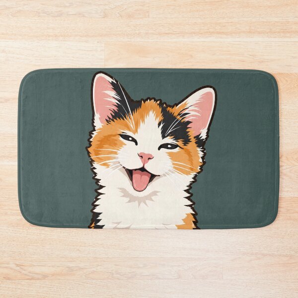 Item preview, Happy Calico Kitten Cat Lover Design designed and sold by Nawi32.