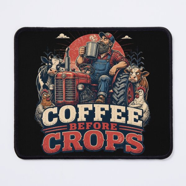 Item preview, Funny Farmer Gift Coffee Before Crops Farming Agriculture Design designed and sold by thoughtswear.
