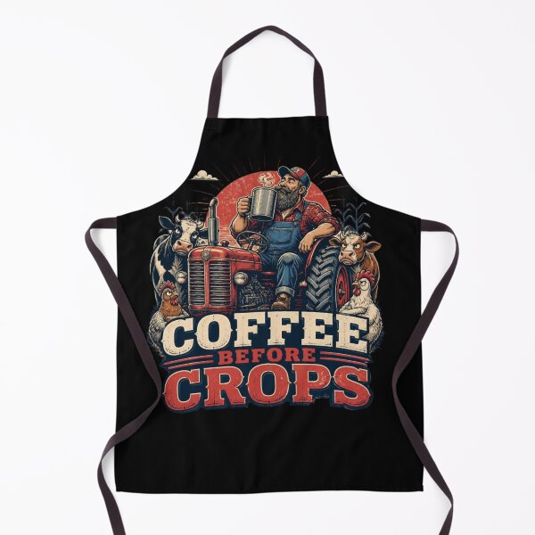 Item preview, Funny Farmer Gift Coffee Before Crops Farming Agriculture Design designed and sold by thoughtswear.