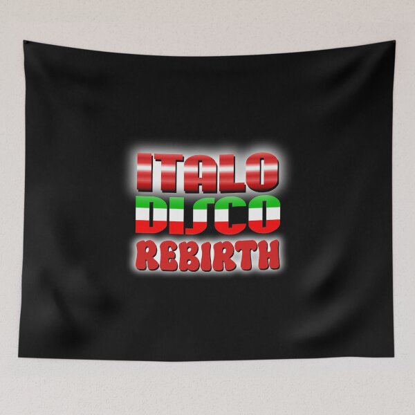 Item preview, Italo Disco Rebirth Black designed and sold by Graphroad.