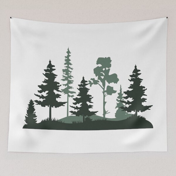 Item preview, Forest Trees Silhouette  designed and sold by MagnoliaLake.