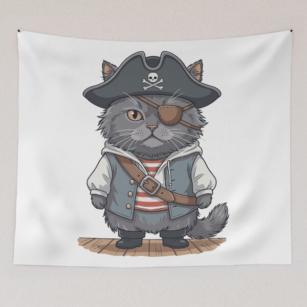 Item preview, Cat Pirate designed and sold by bihtti.
