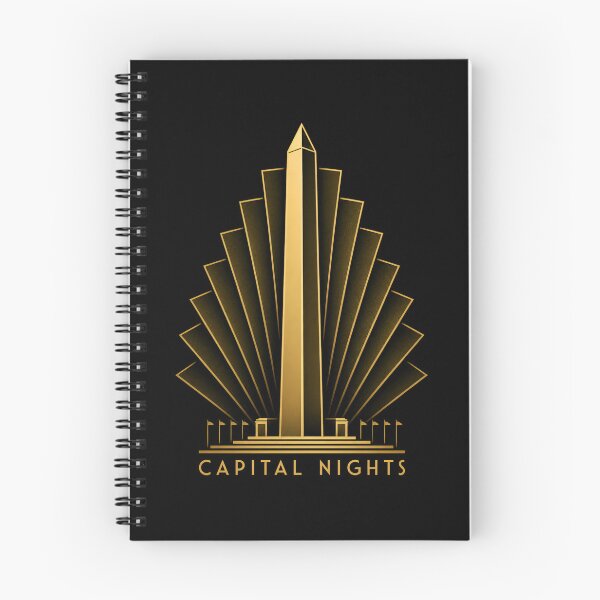 Item preview, Washington DC Capital Nights – Gold Art Deco designed and sold by Fenay Designs.