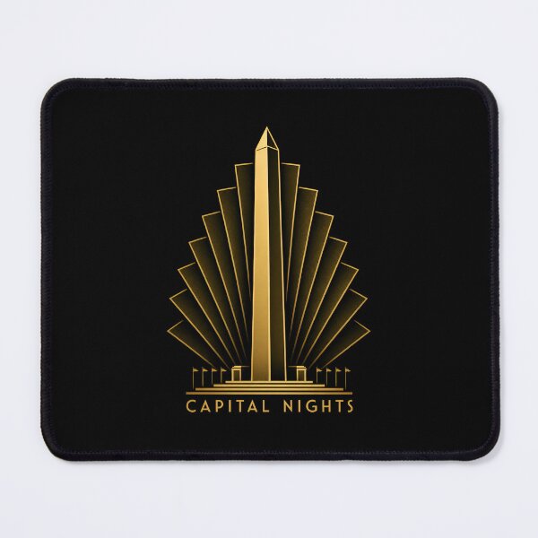 Item preview, Washington DC Capital Nights – Gold Art Deco designed and sold by Fenay Designs.
