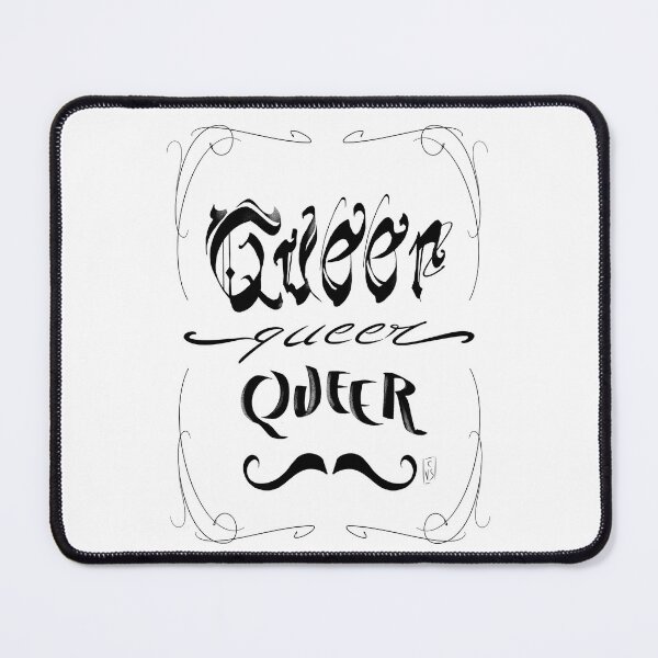 Item preview, Queer queer queer moustache! designed and sold by CleyVonSlay.