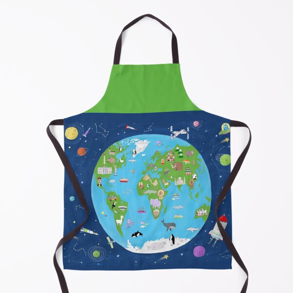 Item preview, World from Space by Illustrator Carla Daly designed and sold by Carla Daly.