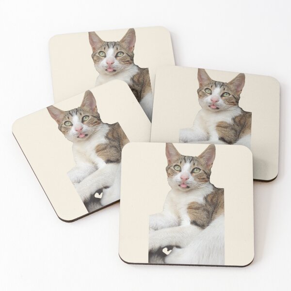 Item preview, Funny Cat Sticking Tongue Out Cute Blep Meme designed and sold by Yanshuf.