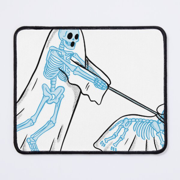 Item preview, Skeleton Walking Skeleton Dog In Ghost Sheets designed and sold by Fernawn-Wayles.
