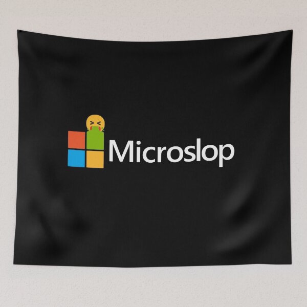 Item preview, Microslop designed and sold by teemix.