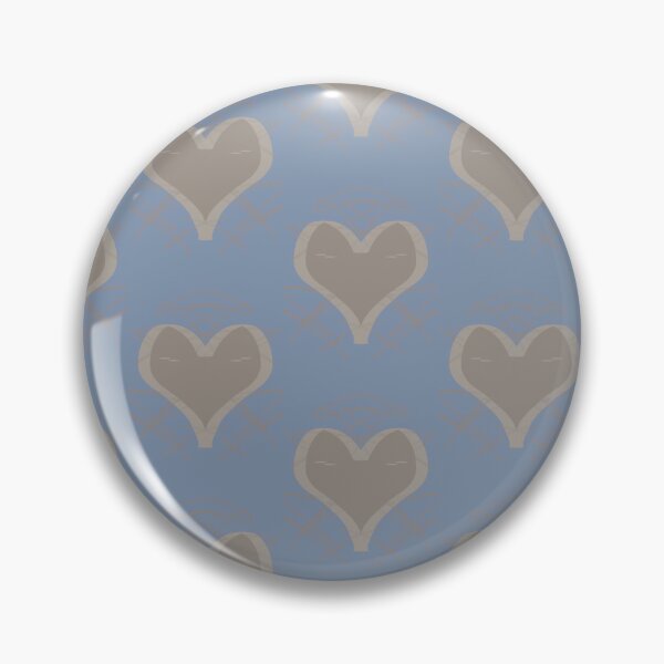 Item preview, Minimalist Pastel Blue and Gold Heart Pattern designed and sold by CaramelCo.