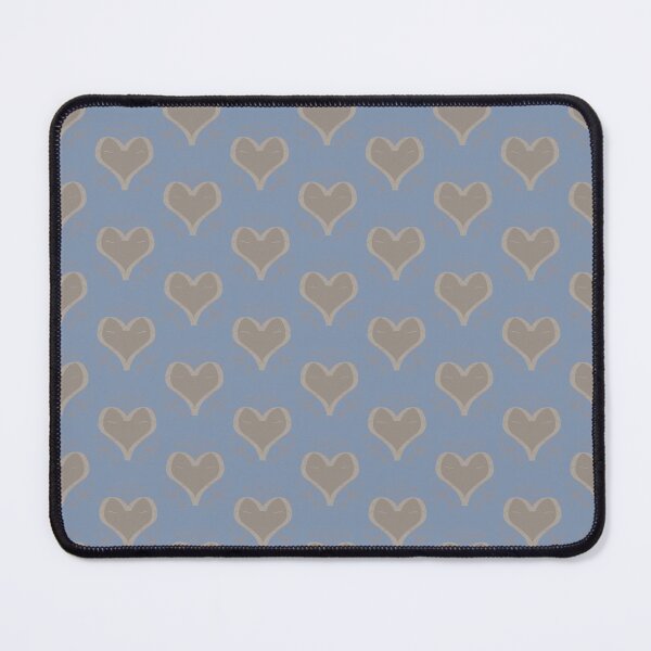 Item preview, Minimalist Pastel Blue and Gold Heart Pattern designed and sold by CaramelCo.