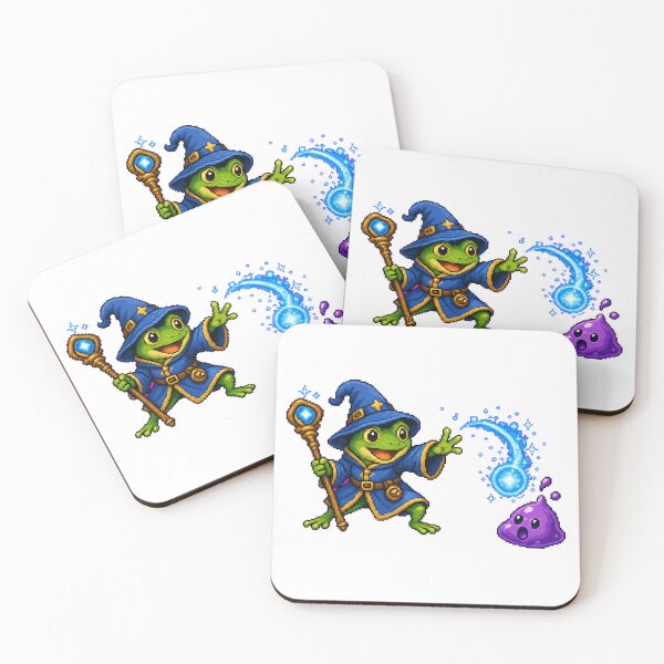 Item preview, Frog Mage vs Slime Pixel RPG Battle designed and sold by PocketCritter Studio.