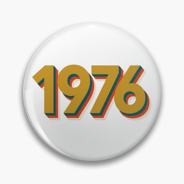 Item preview, Retro 1976 Vintage Typography Design – Bold Retro Numbers Graphic for Classic 70s Style, Birthday Celebration & Timeless Retro Aesthetic Apparel designed and sold by Charonde.