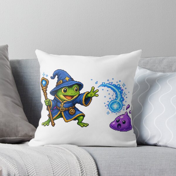 Item preview, Frog Mage vs Slime Pixel RPG Battle designed and sold by PocketCritter Studio.