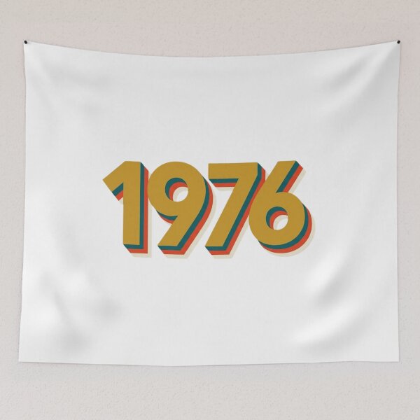 Item preview, Retro 1976 Vintage Typography Design – Bold Retro Numbers Graphic for Classic 70s Style, Birthday Celebration & Timeless Retro Aesthetic Apparel designed and sold by Charonde.