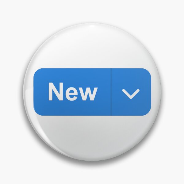 Item preview, 'New' Button Notion App designed and sold by DuckSmith.