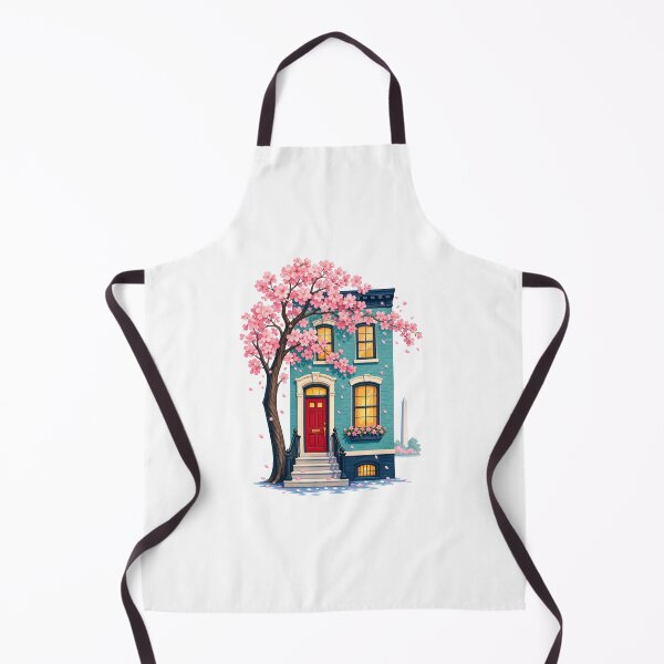 Item preview, Washington DC Row House – Cherry Blossom Welcome designed and sold by Fenay Designs.