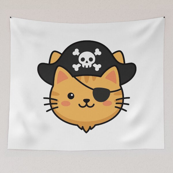 Item preview, Cat Pirate designed and sold by bihtti.