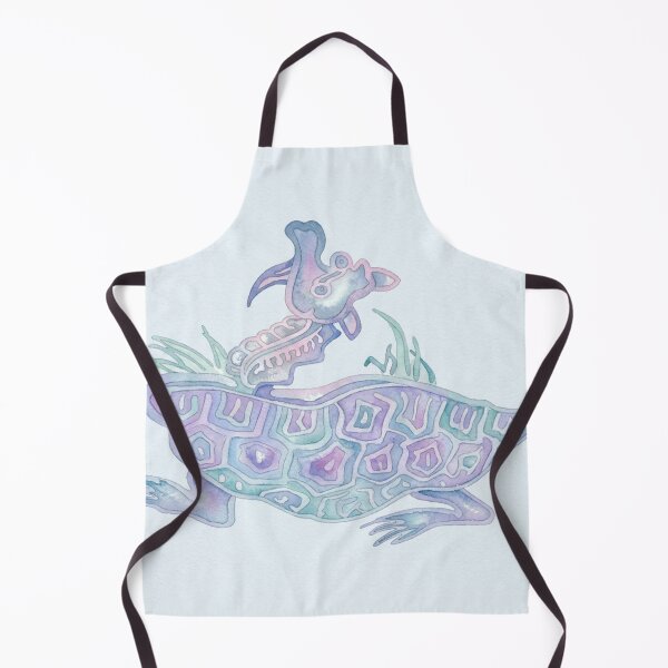 Item preview, Korean Traditional Pastel Turtle Watercolor Pattern designed and sold by Yiruda-Art.