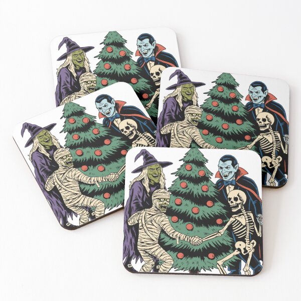 Item preview, Monsters Holding Hands Around Christmas Tree designed and sold by Fernawn-Wayles.