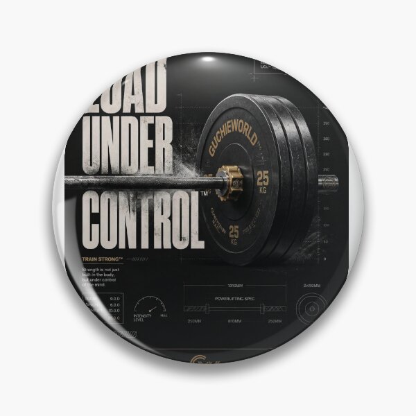 Item preview, Load Under Control™ | Premium Weightlifting & Gym T-Shirt designed and sold by guchieworldcollection.