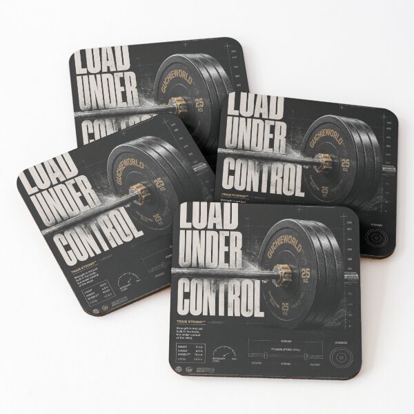 Item preview, Load Under Control™ | Premium Weightlifting & Gym T-Shirt designed and sold by guchieworldcollection.