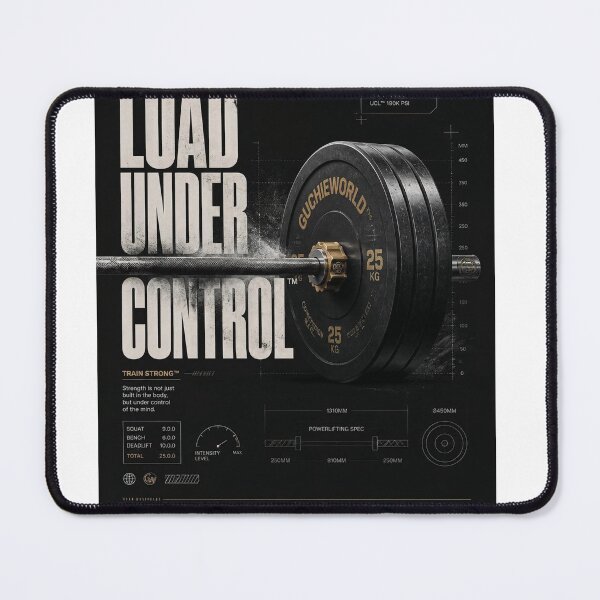 Item preview, Load Under Control™ | Premium Weightlifting & Gym T-Shirt designed and sold by guchieworldcollection.