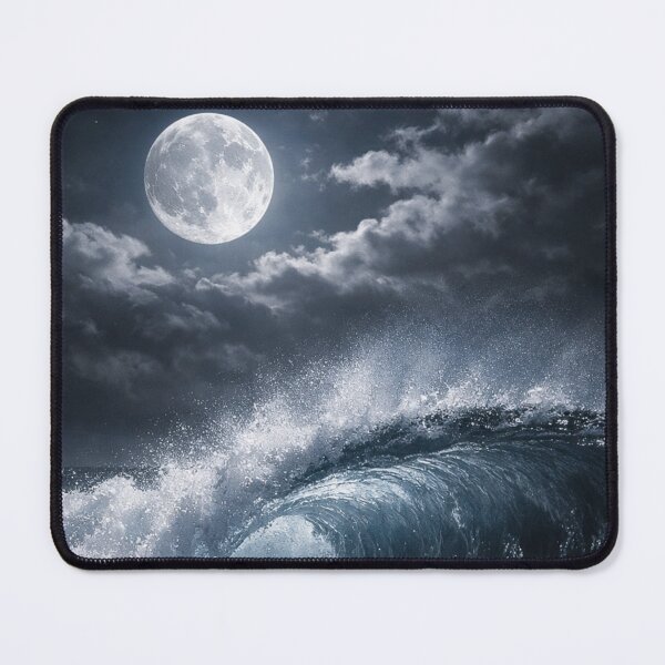 Item preview, Luxury Glittering Ocean Surface Wall Art designed and sold by Black Signal.