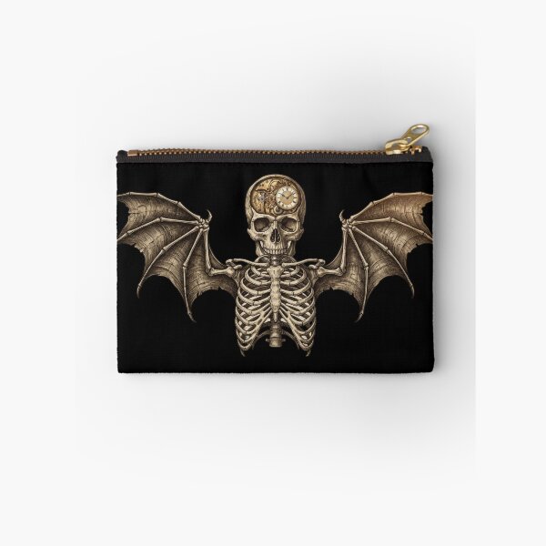 Item preview, Steampunk Skeleton Bat: The Mechanical Passage of Time designed and sold by SipWithStyleArt.