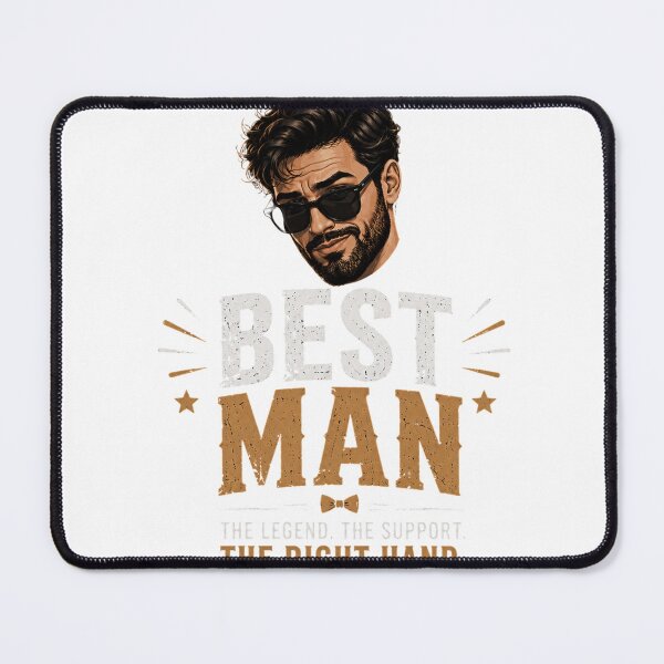 Item preview, Best Man Shirt | Funny Bachelor Party T-Shirt | Groom Squad Wedding Tee designed and sold by CalmMandala.