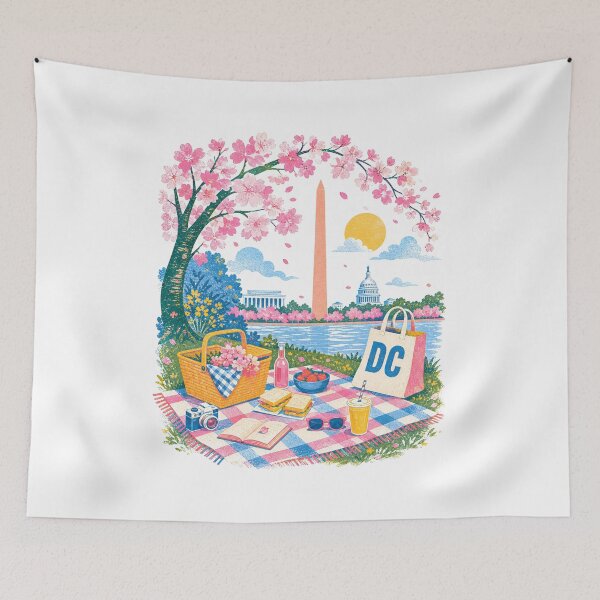 Item preview, Washington DC Picnic – Cherry Blossom Day Out designed and sold by Fenay Designs.