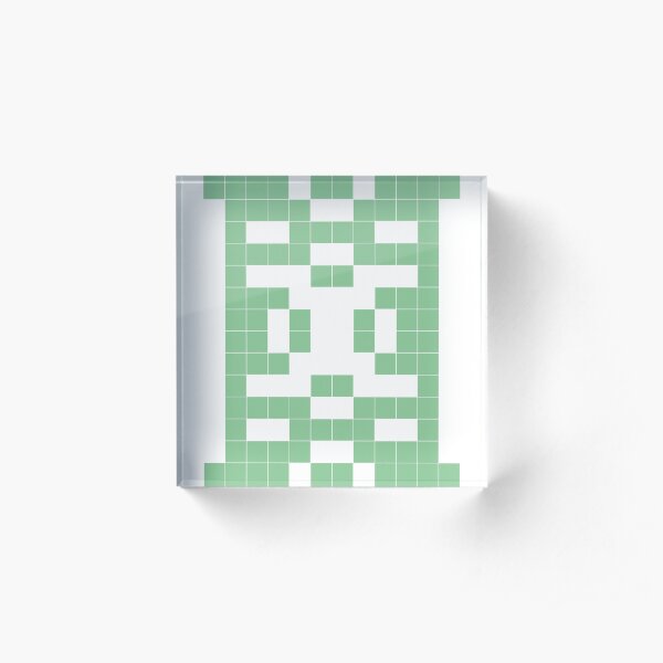 Balance - binary patterns Acrylic Block