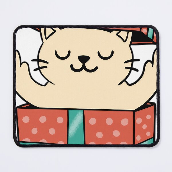 Item preview, Cat In Gift Box Showing Middle Fingers designed and sold by Fernawn-Wayles.
