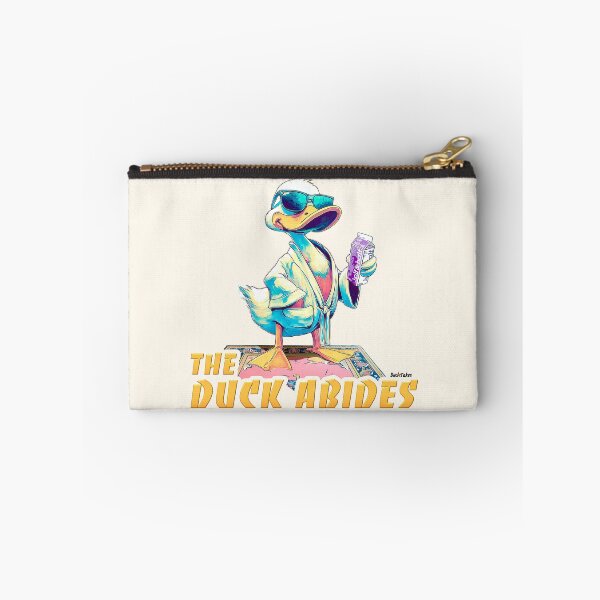 Item preview, The Duck Abides Bathrobe Duck The Big Lebowski Parody designed and sold by DuckSmith.