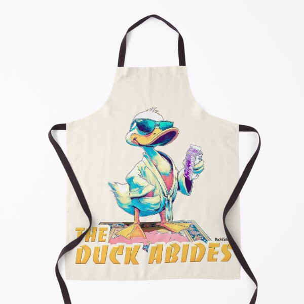 Item preview, The Duck Abides Bathrobe Duck The Big Lebowski Parody designed and sold by DuckSmith.