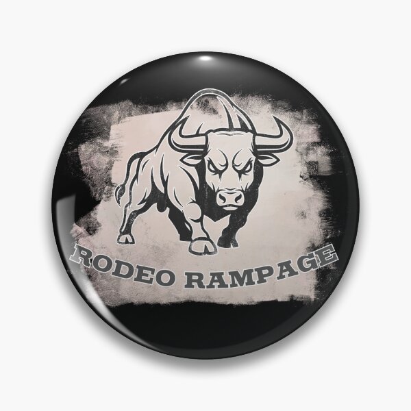 Item preview, Rodeo Rampage Bull Vintage Western Graphic designed and sold by Art89-T-Shirts.
