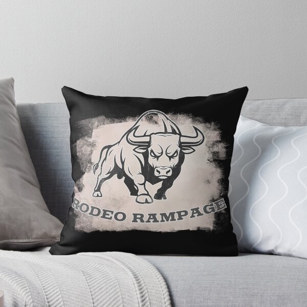 Item preview, Rodeo Rampage Bull Vintage Western Graphic designed and sold by Art89-T-Shirts.