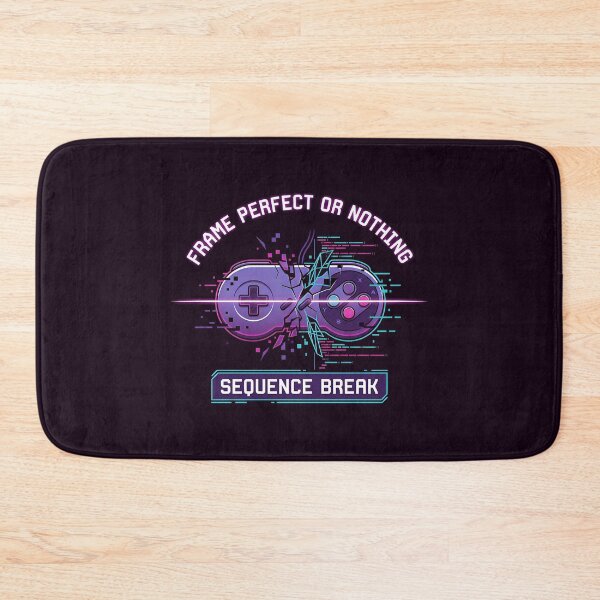 Item preview, Frame Perfect Or Nothing - Sequence Break Retro Gaming designed and sold by Zazz Lee.