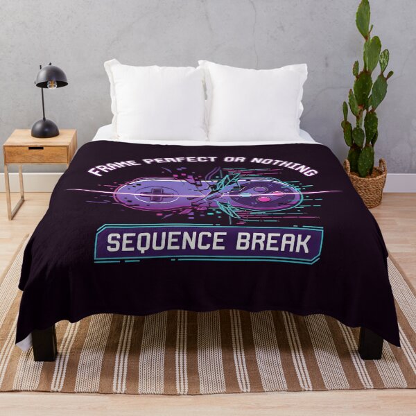 Item preview, Frame Perfect Or Nothing - Sequence Break Retro Gaming designed and sold by Zazz Lee.