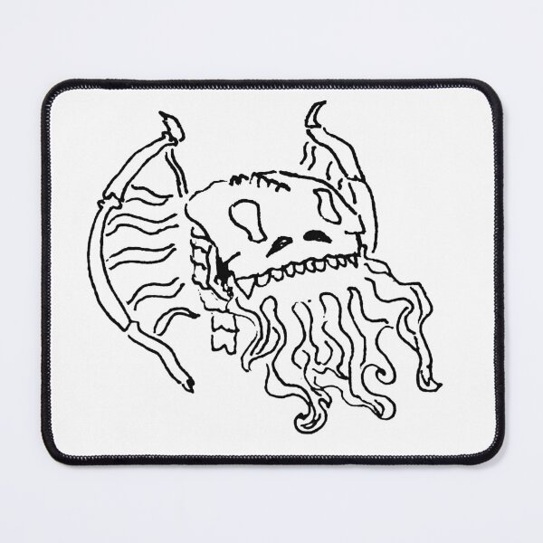 Item preview, Skeleton Dragon Shooting Flames designed and sold by Gr33zy Art.