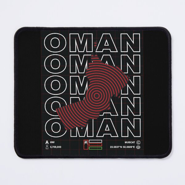 Item preview, Oman Minimal Map designed and sold by Atlas-Array.
