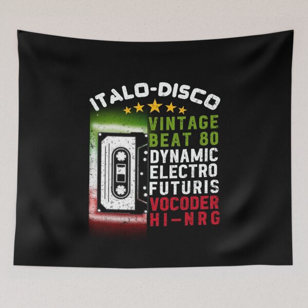 Item preview, Italo Disco Vintage Beats 80' designed and sold by Graphroad.