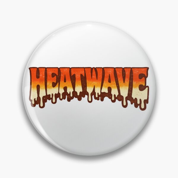 Item preview, Heatwave Dripping Melting Retro Typography Bold Summer Heat Design designed and sold by Artycom.