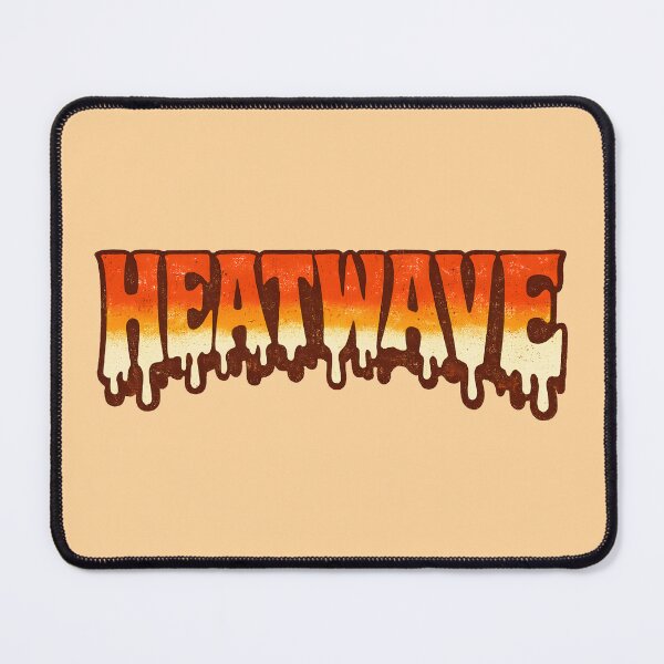 Item preview, Heatwave Dripping Melting Retro Typography Bold Summer Heat Design designed and sold by Artycom.
