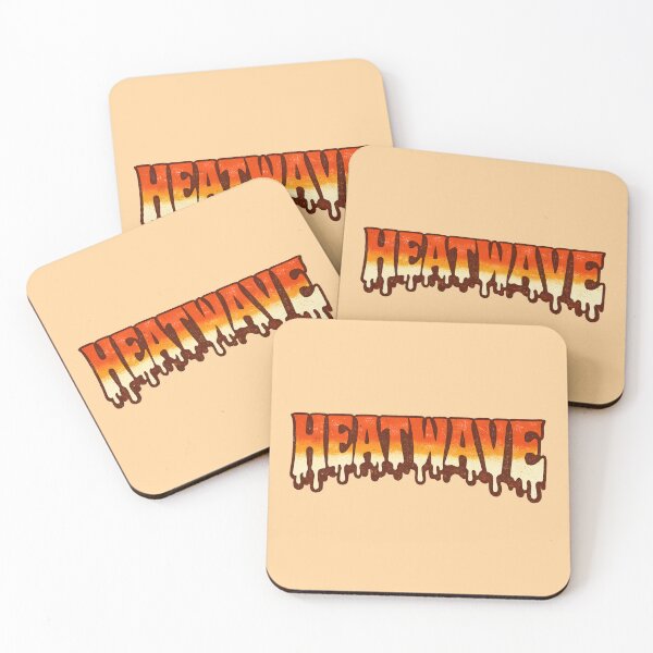 Item preview, Heatwave Dripping Melting Retro Typography Bold Summer Heat Design designed and sold by Artycom.