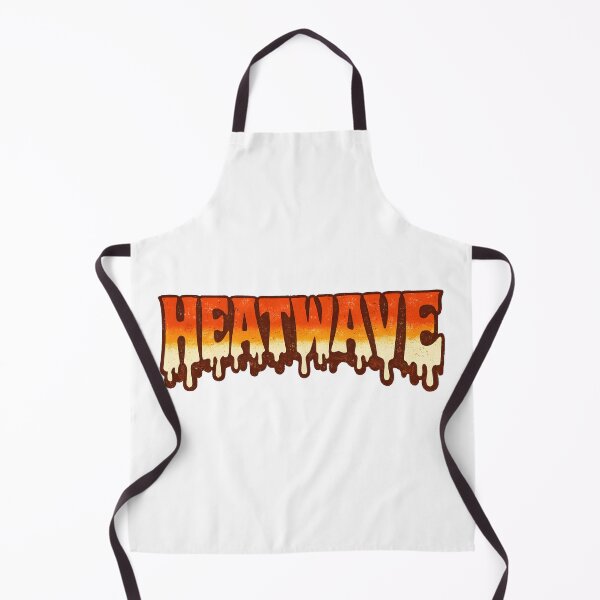 Item preview, Heatwave Dripping Melting Retro Typography Bold Summer Heat Design designed and sold by Artycom.
