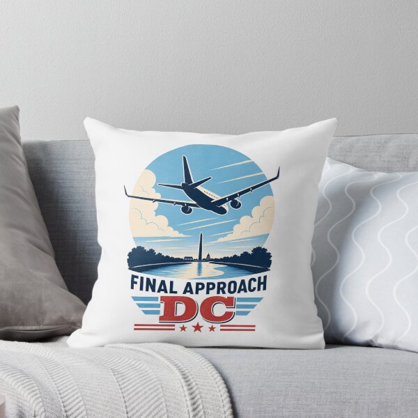 Item preview, Washington DC Final Approach – Aviation Badge designed and sold by Fenay Designs.