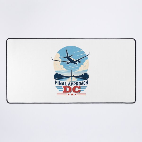Item preview, Washington DC Final Approach – Aviation Badge designed and sold by Fenay Designs.