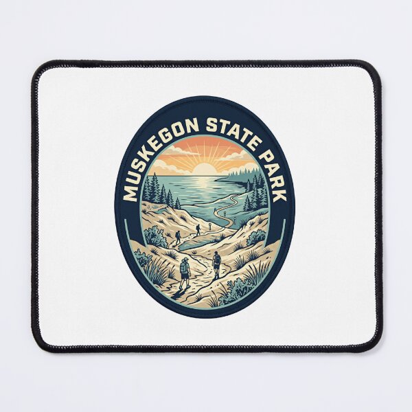 Item preview, Muskegon State Park Michigan Hiking Outdoors Travel Adventure designed and sold by Simsimah26Parks.